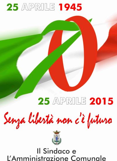 manifesto 25 aprile 2015 comune di acerno